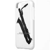 Baritone Saxophone Customizable Case-Mate iPhone Case (Back Left)