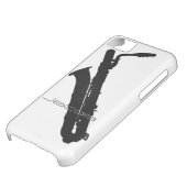 Baritone Saxophone Customizable Case-Mate iPhone Case (Bottom)