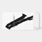 Baritone Saxophone Customizable Case-Mate iPhone Case (Back (Horizontal))