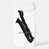 Baritone Saxophone Customizable Case-Mate iPhone Case (Back)