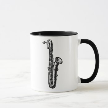 Baritone Saxophone Mug by Kinder_Kleider at Zazzle