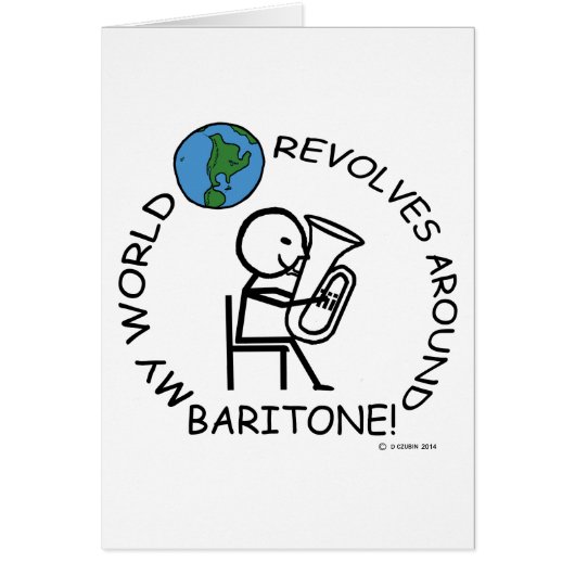 Baritone - World Revolves Around Cards (Front)