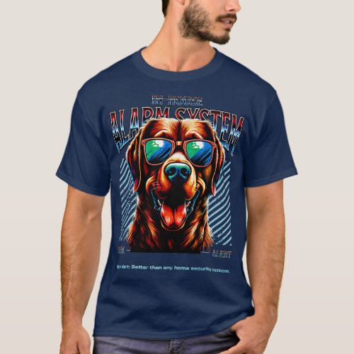 Bark AlertChesapeake Bay Retriever Dog T_Shirt