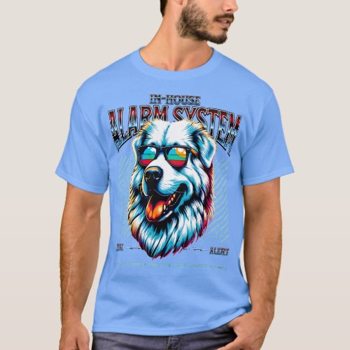 Bark AlertPyrenean Mountain Dog T_Shirt