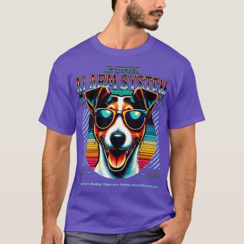 Bark AlertRussell Terrier Dog T_Shirt