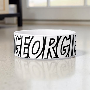 Bark Boss Pet Dog Modern Cool Simple Funny Bowl