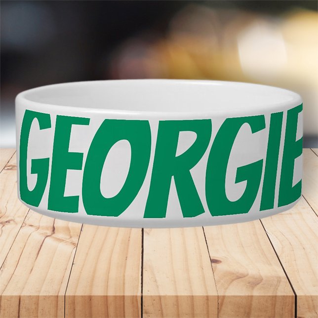 Bark Boss Pet Dog Modern Cool Simple Funny Bowl (Creator Uploaded)