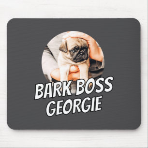 Bark Boss Pet Dog Photo Modern Simple Cool  Mouse Pad