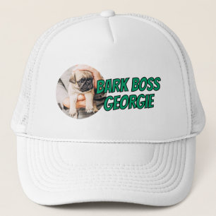 Bark Boss Pet Dog Photo Modern Simple Cool Trucker Hat