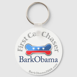 Bark Obama (First Car Chaser) Keychain