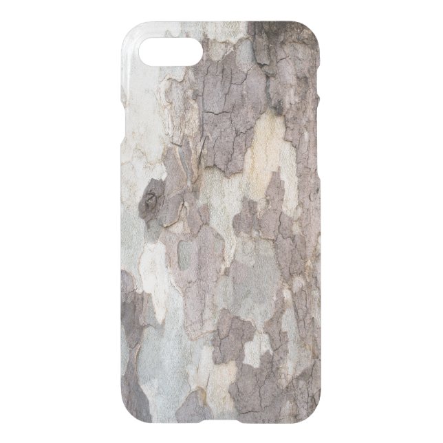 Bark of plane tree uncommon iPhone case (Back)