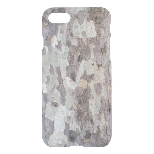 Bark of plane tree uncommon iPhone case (Back)