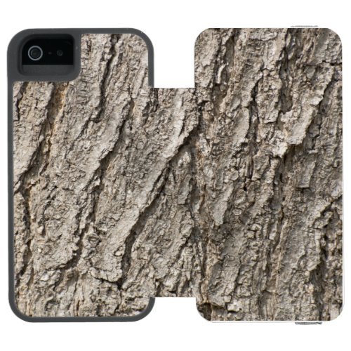 Bark pattern iPhone SE55s wallet case