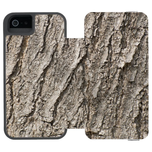Bark pattern incipio iPhone wallet case (Folio Open)