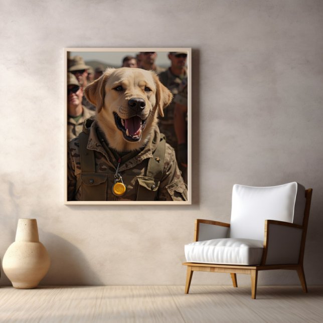 Bark, Point, Repeat: Discipline In Fur Poster (Creator Uploaded)