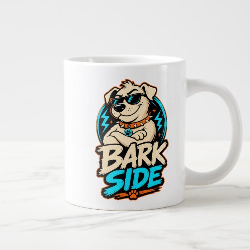Bark Side Dog PNG, Funny Dog Sublimation Design, C Giant Coffee Mug