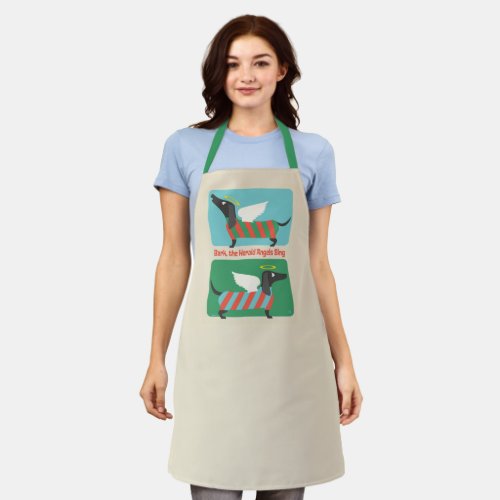 Bark The Herald Angels Sing Apron