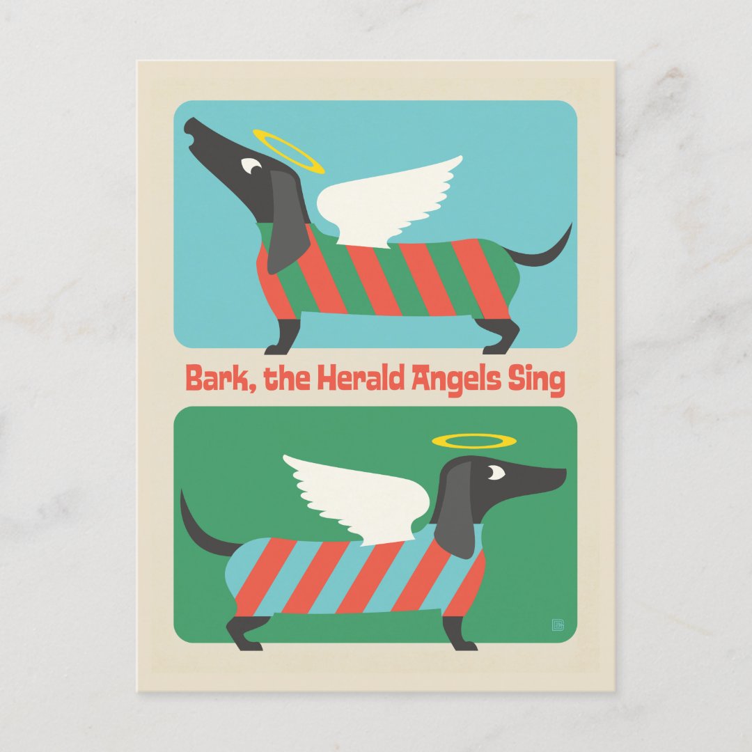 Bark, The Herald Angels Sing Postcard