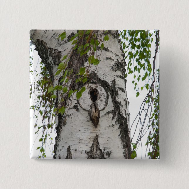 BARK TREE PINBACK BUTTON (Front)