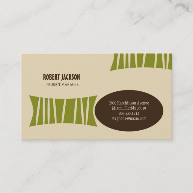 Barkcloth Business Card (Front)