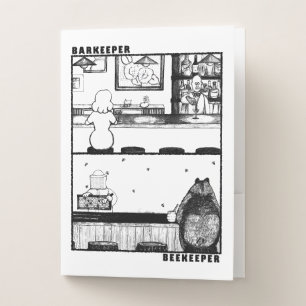 Barkeeper and Beekeeper Pocket Folder