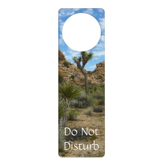 Barker Dam Loop Trail at Joshua Tree National Park Door Hanger (Front)