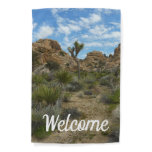 Barker Dam Loop Trail at Joshua Tree National Park Garden Flag