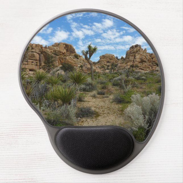 Barker Dam Loop Trail at Joshua Tree National Park Gel Mouse Pad (Front)