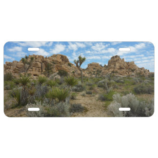 Barker Dam Loop Trail at Joshua Tree National Park License Plate