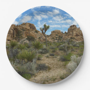 Barker Dam Loop Trail at Joshua Tree National Park Paper Plates
