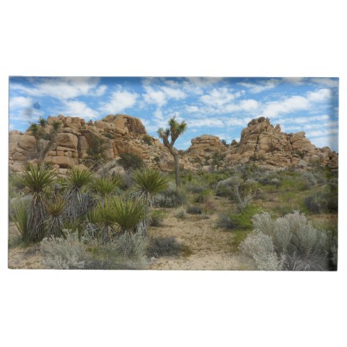 Barker Dam Loop Trail at Joshua Tree National Park Place Card Holder