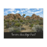 Barker Dam Loop Trail at Joshua Tree National Park Postcard