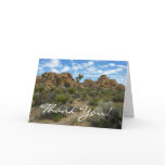 Barker Dam Loop Trail at Joshua Tree National Park Thank You Card