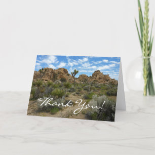 Barker Dam Loop Trail at Joshua Tree National Park Thank You Card