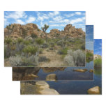 Barker Dam Loop Trail at Joshua Tree National Park Wrapping Paper Sheets