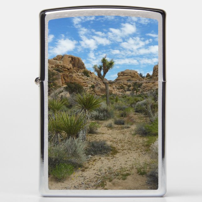 Barker Dam Loop Trail at Joshua Tree National Park Zippo Lighter (Front)