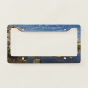 Barker Dam Reflection at Joshua Tree I License Plate Frame