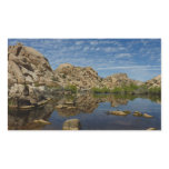 Barker Dam Reflection at Joshua Tree I Rectangular Sticker