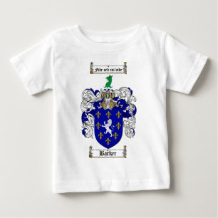 BARKER FAMILY CREST - BARKER COAT OF ARMS BABY T-Shirt