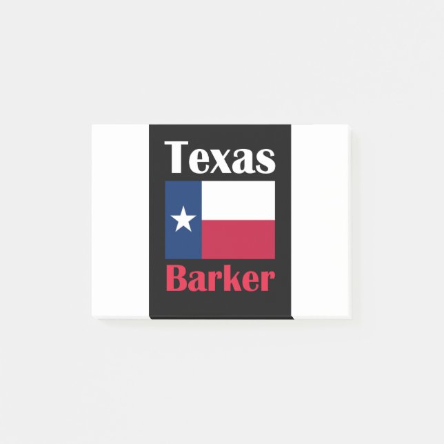 Barker TX Post-it Notes (Front)