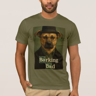 Barking Bad T-Shirt - Dog Comic Design with