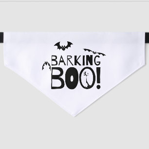 Barking Boo Halloween Gift Pet Bandana Collar