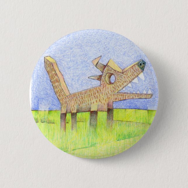 barking dog. button (Front)