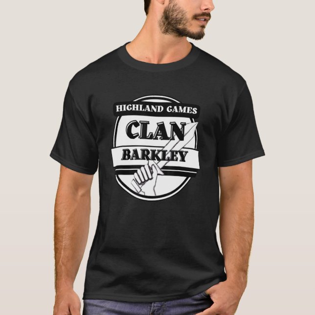 Barkley Highland Games Scottish Clan T-Shirt (Front)