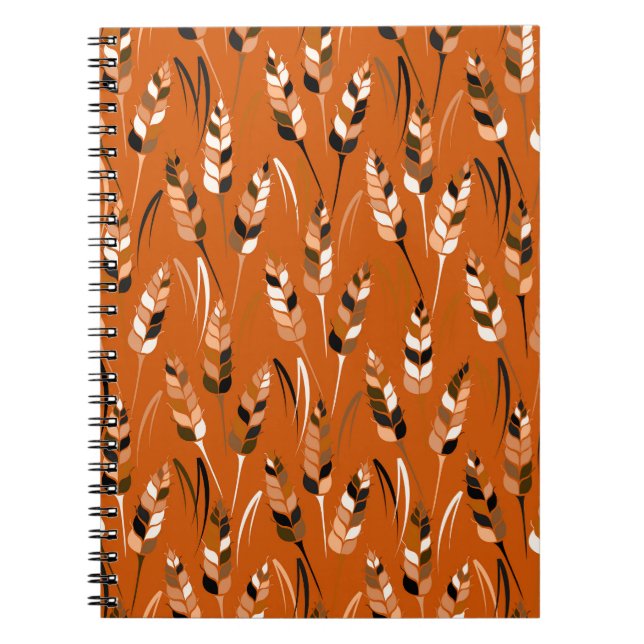 Barley Corn Organic Bread Background Notebook (Front)