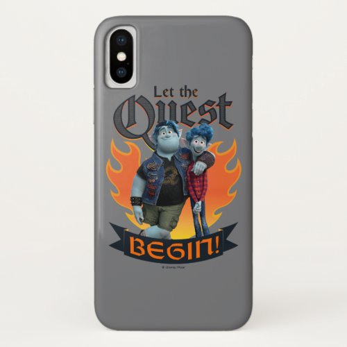 Barley  Ian _ Let the Quest Begin iPhone X Case