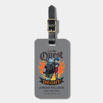 Barley &amp; Ian - Let the Quest Begin Luggage Tag