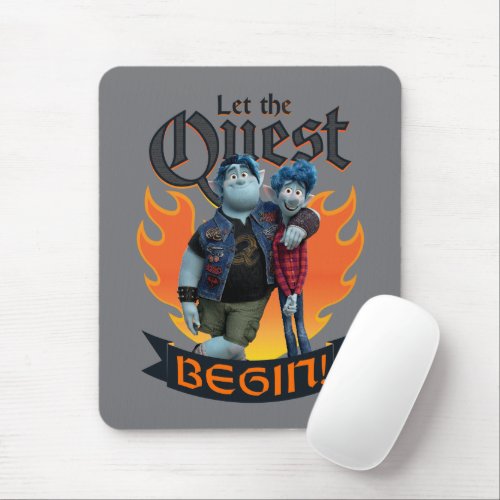 Barley  Ian _ Let the Quest Begin Mouse Pad