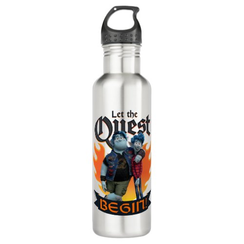 Barley  Ian _ Let the Quest Begin Stainless Steel Water Bottle
