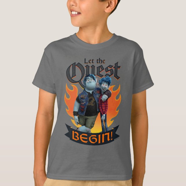 Barley & Ian - Let the Quest Begin T-Shirt (Front)